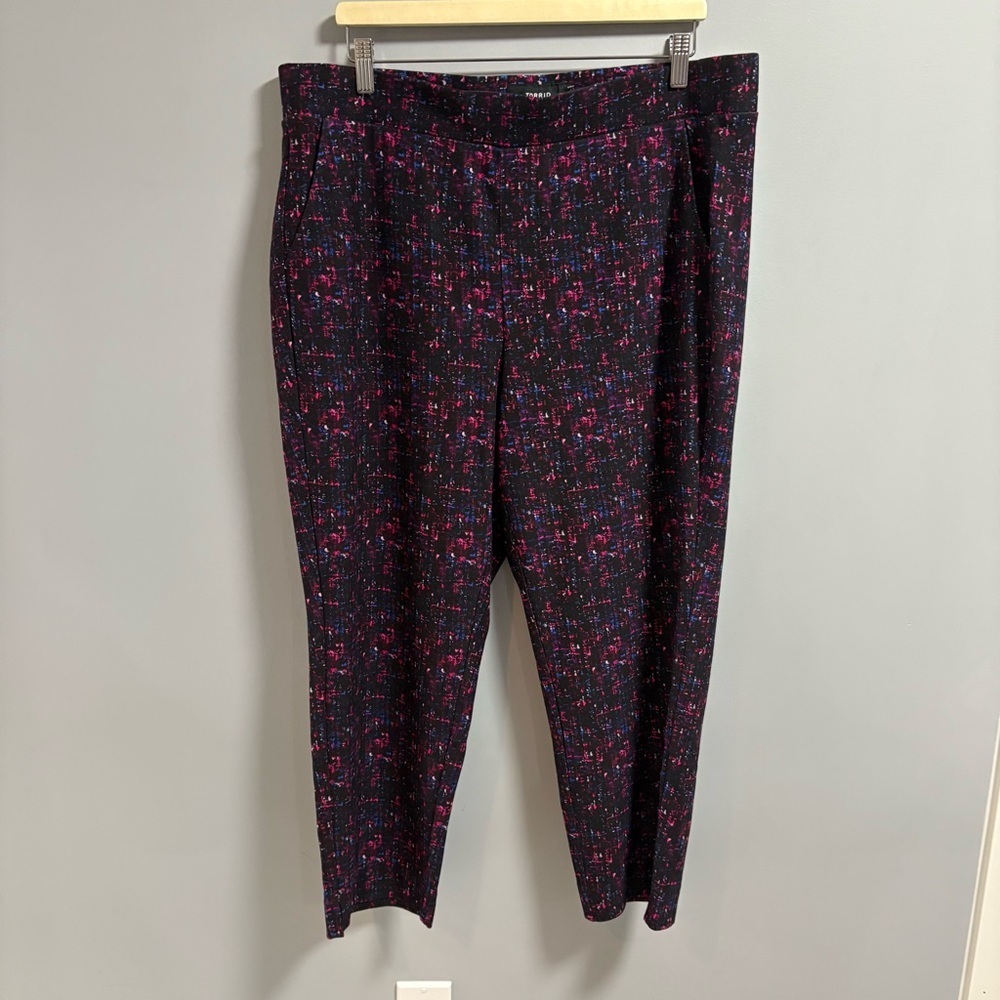 Torrid - Relaxed Taper Luxe Ponte Tweed High Rise Pants